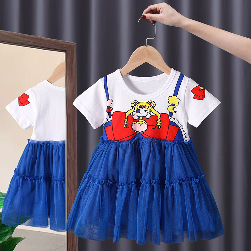 (8-22kg) Đầm Váy Công Chúa Thuỷ Thủ Mặt Trăng