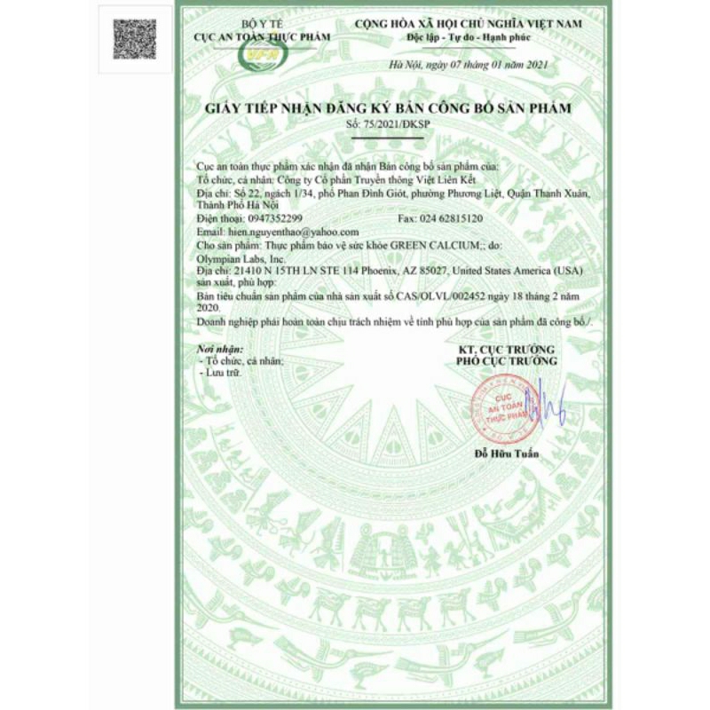 ✔️️️ Viên uống Green Calcium Mỹ - Bổ sung canxi hữu cơ cho mẹ bầu, không gây táo bón