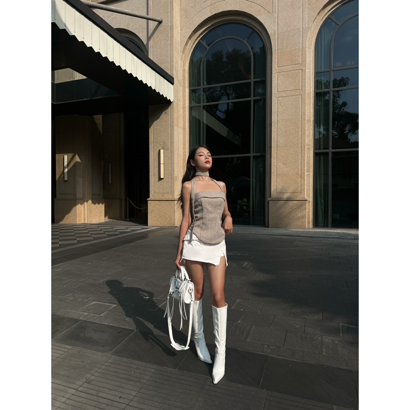 Jemie Top - Áo ống cúp ngực kèm dây cổ - Morri Club | BigBuy360 - bigbuy360.vn