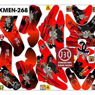 Tem trùm xe điện xmen - 268 đỏ cướp biển