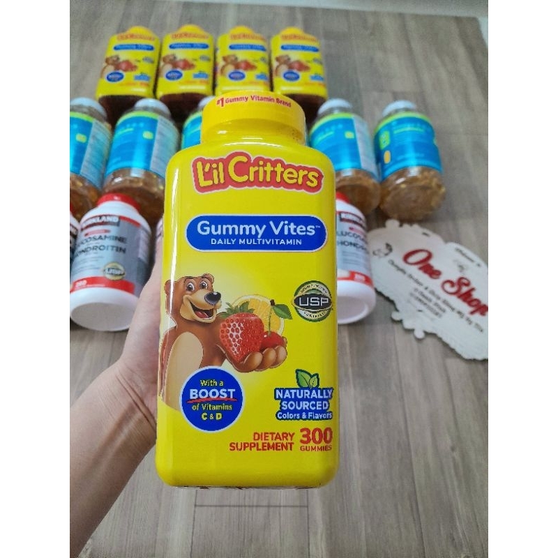 Kẹo dẻo bổ sung vitamin L'il Critters Gummy Vites cho bé 300 viên của Mỹ