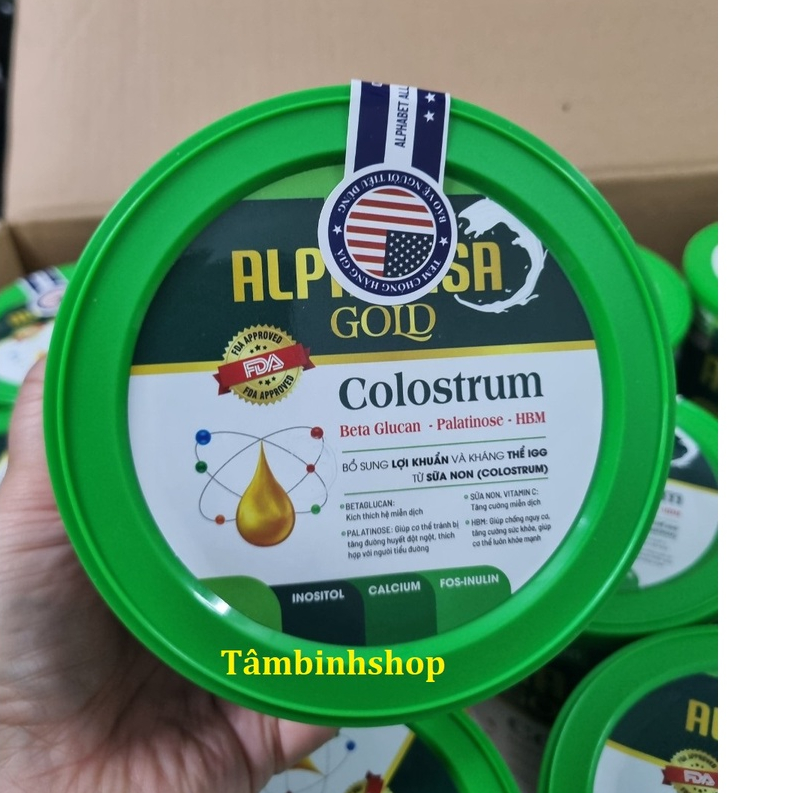 Sữa non Alpha USA Gold Colostrum.