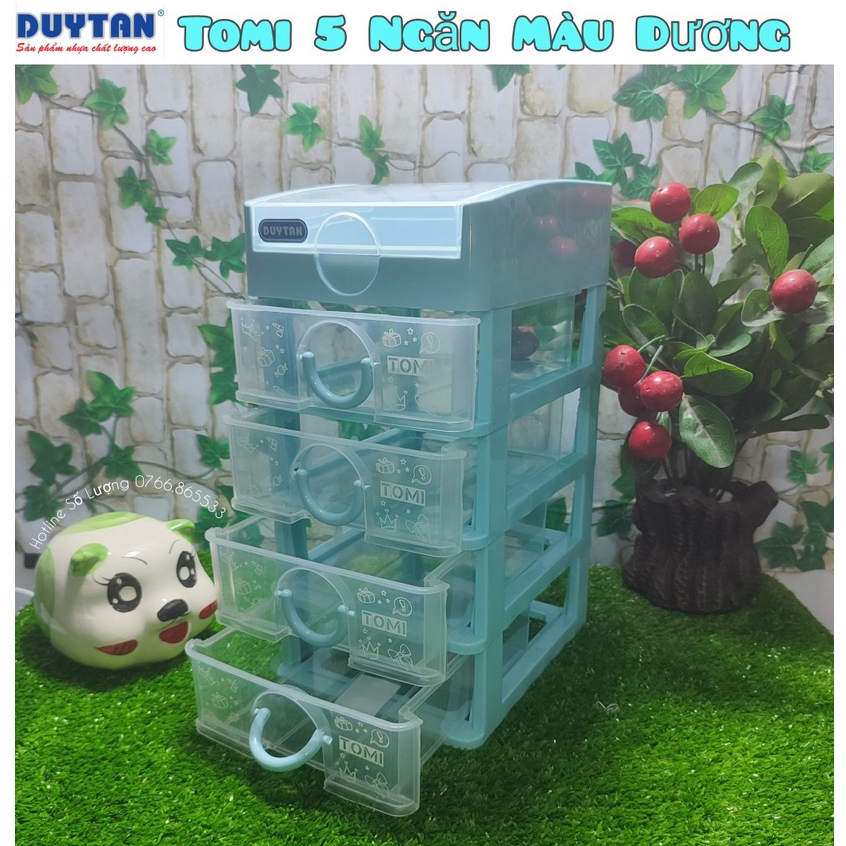 Tủ nhựa duy tân mini Tomi 5 NGĂN - NHIỀU MÀU XINH