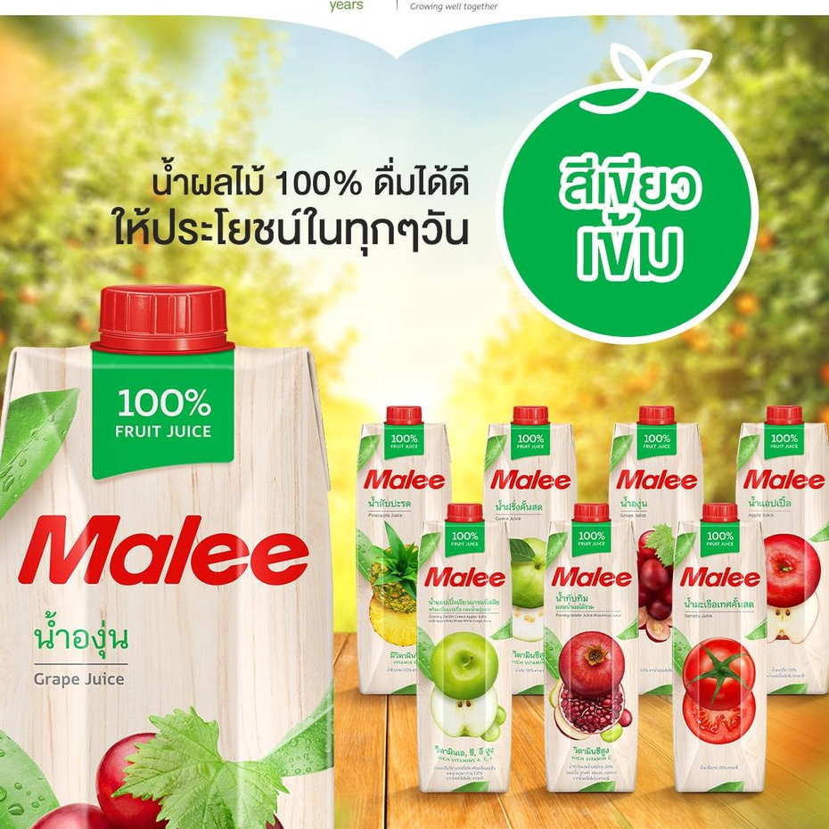 Nước Ép Nho Malee 1L