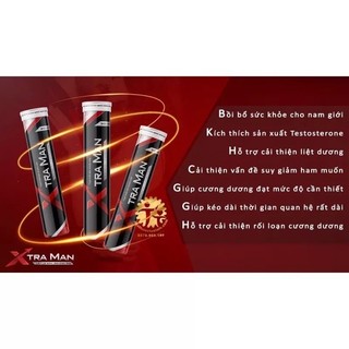 Xtra man hộp 20 viên tăng cường sinh lực nam giới