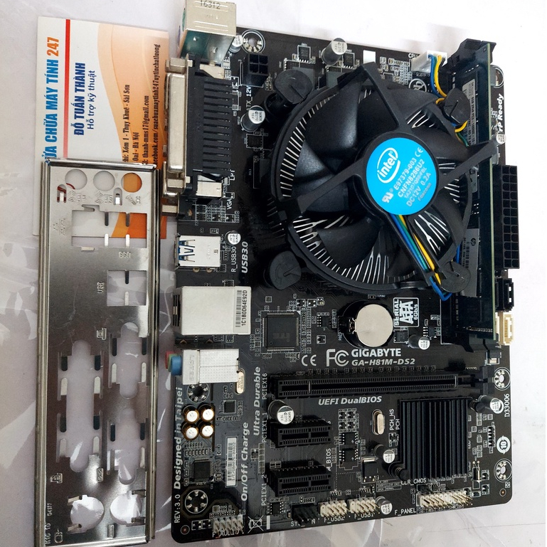 COMBO Main Gigabyte H81 + CPU G3460 + Ram 8GB DDR3 Bus 1600