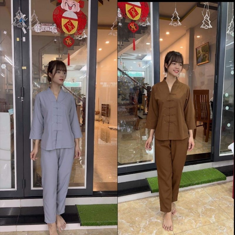 ĐỒ LAM ĐI CHÙA NỮ - ĐỒ BỘ LA HÁN TRƠN NỮ