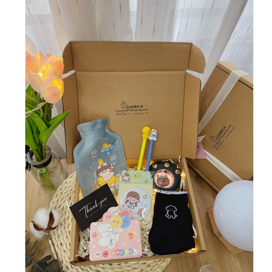 SET PHỤ KIỆN LÀM QUÀ TẶNG SINH NHẬT, QUÀ CHO BẠN NỮ/NGƯỜI YÊU/BẠN THÂN - GIFT BOX