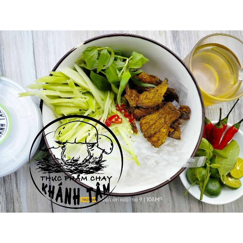 Nấm sấy lá chanh ( túi zip 100gr), KHÔ NẤM LÁ CHANH, Thực phẩm chay Khánh Tâm, Nấm hương sấy