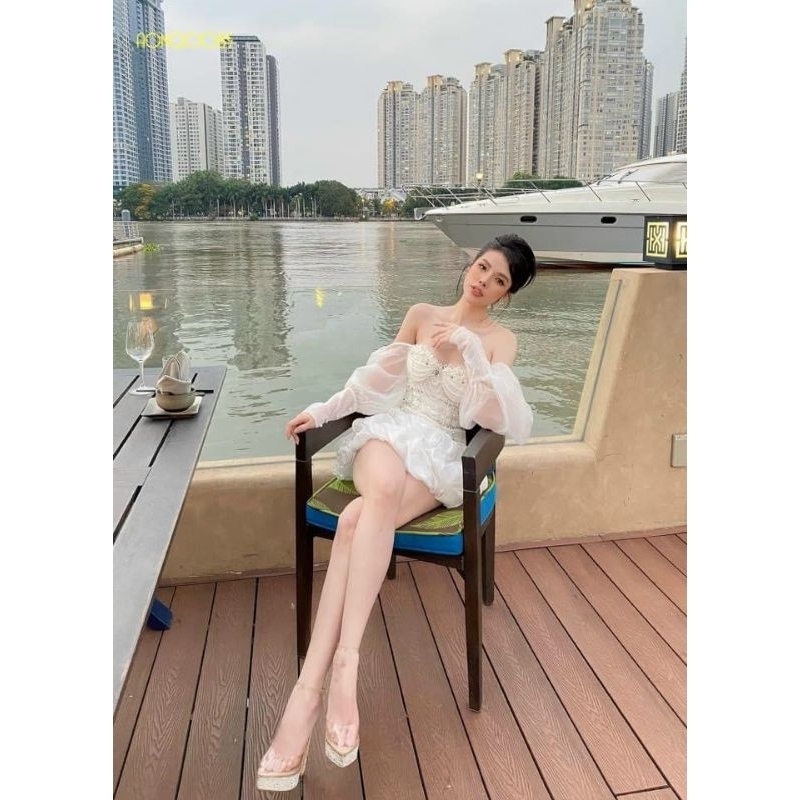 ✨ Đầm body bèo kết pha lê đính đá✨ HÌNH THẬT