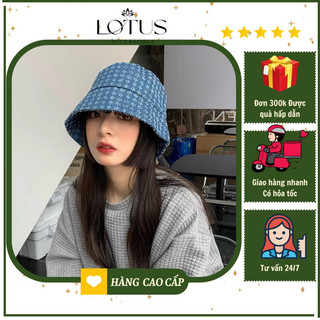 Mũ bucket bò- Mũ bucket jeans Hàn Quốc chống tia UV- Nón tai bèo thời trang Unisex
