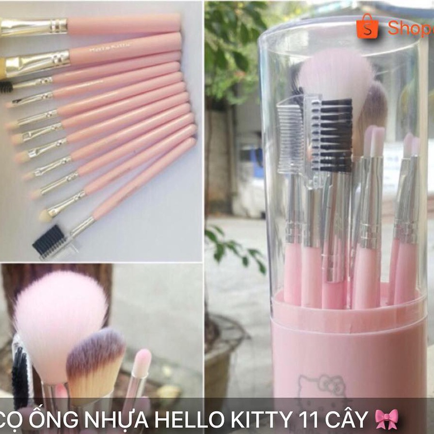 BỘ CỌ ỐNG NHỰA HELLO KITTY 11 CÂY