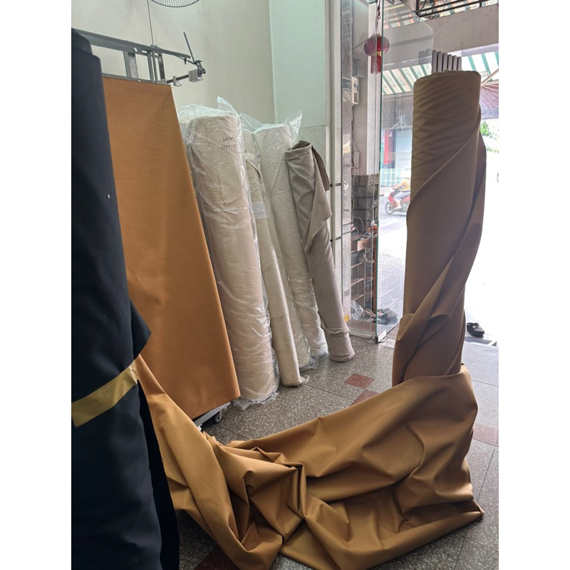 Vải canvas may túi tote