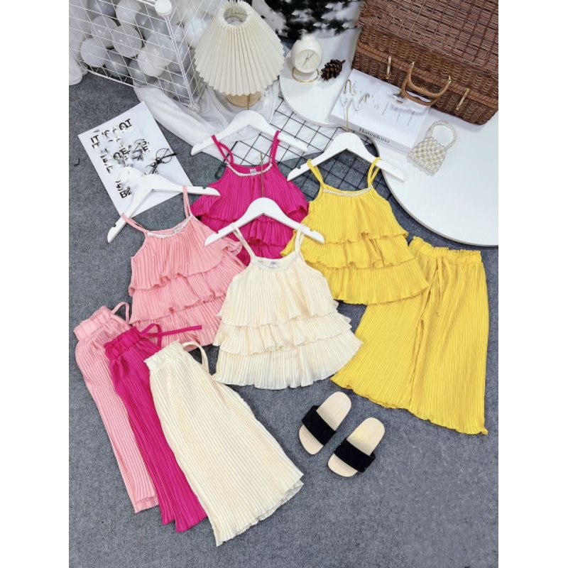 Bộ 2 dây 3 tầng dập ly công chúa điệu đà bé gái