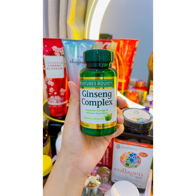 💊Viên uống Ginseng Complex NATURE'S BOUNTY của Mỹ hủ 75 viên