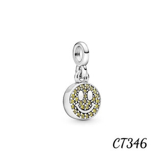 CHARM PAN ME TREO MẶT CƯỜI BẠC S925 THUẦN KHIẾT HÀNG CAO CẤP