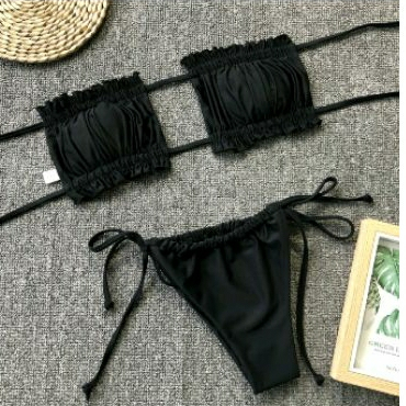Bikini 2 mảnh đi biển bơi lội có mút ngực xinh xắn