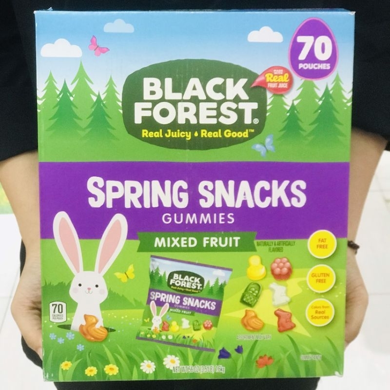 Kẹo Dẻo Trái Cây Black Forest Spring Snacks Gói Lẻ