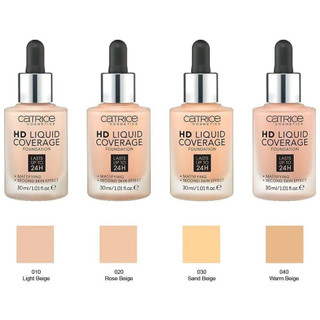 Kem nền Catrice HD Liquid Coverage Foundation Lasts Up To 24H 30ml