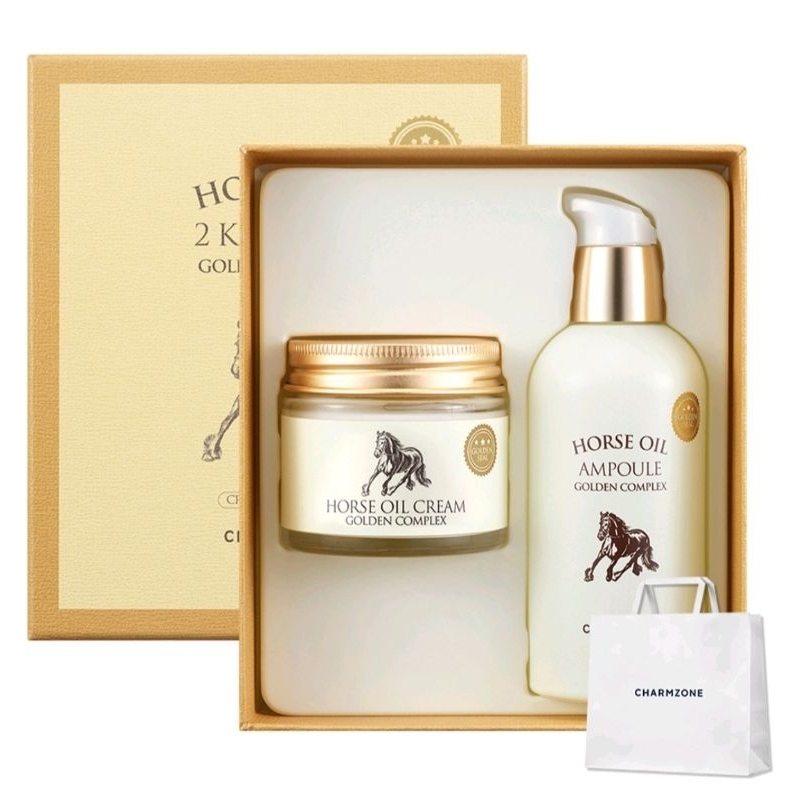 Kem Dầu Ngựa Horse Oil Cream Golden Complex Charmzone Hàn Quốc