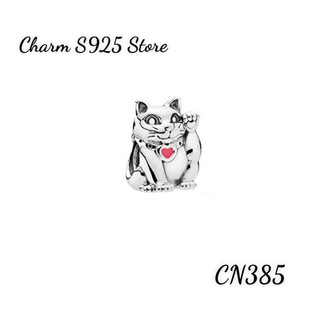 Charm pan ale mèo thần tài may mắn bạc s925 thuần khiết hàng cao cấp