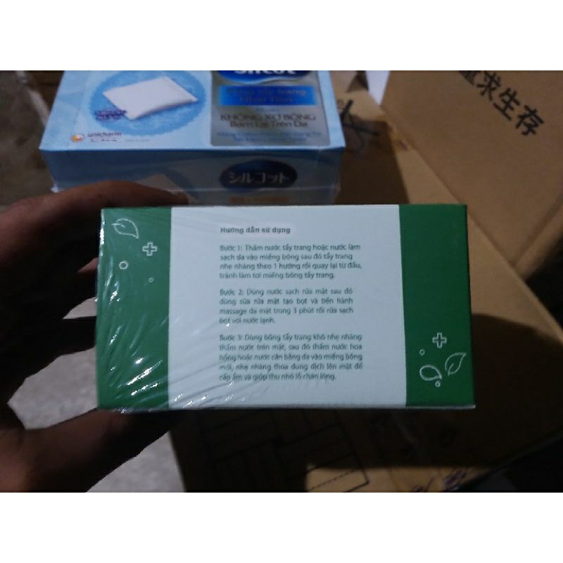 Bông tẩy trang SIMPLE   50miếng