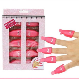 Kẹp ủ phá gel móng tay bộ 10 chiếc