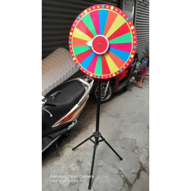Vòng quay mau mắn size 60cm cao 180cm