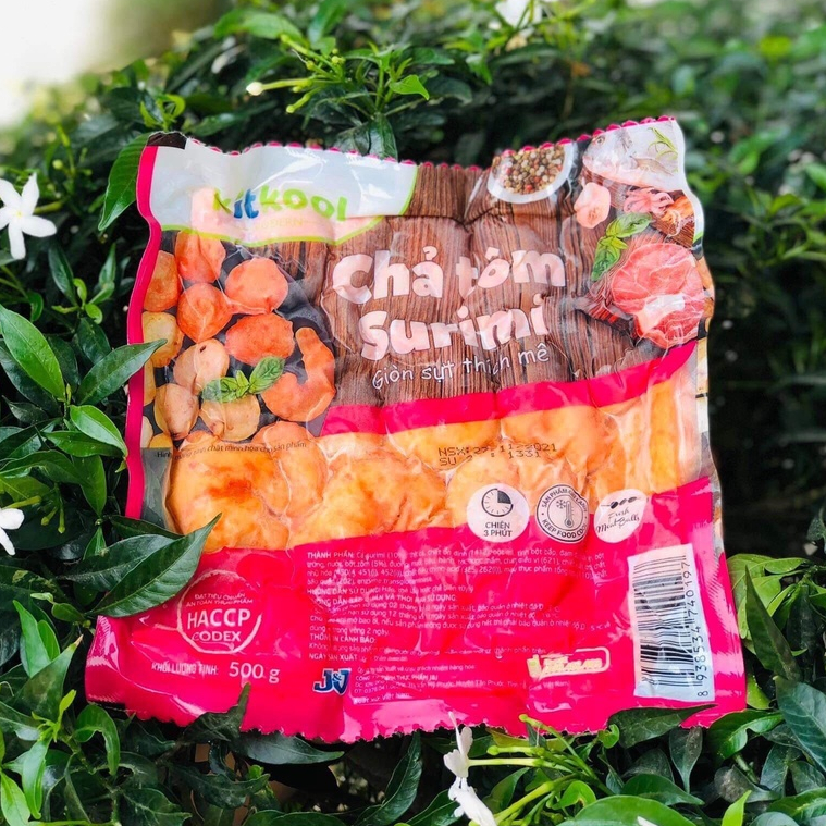 Chả Tôm Con Surimi Định Hình 500g Lacusina / Kitkool / Liên Anh