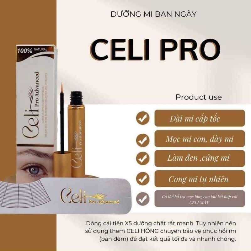 Combo Dưỡng Mi Mày CELI phiên bản 2 trong 1