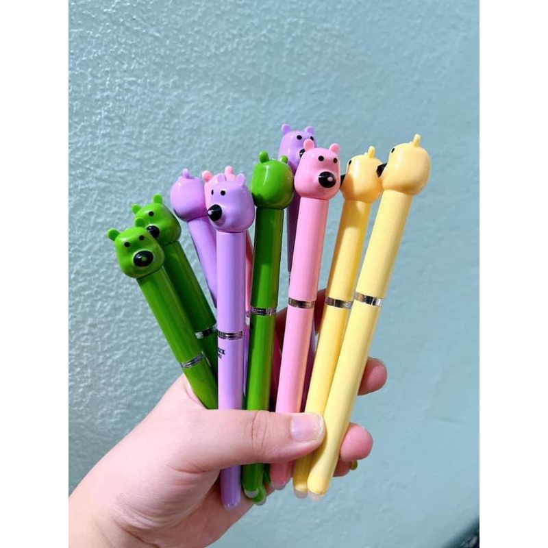 Bút máy XOÁ ĐƯƠC GẤU  tặng kèm 1 Ống mực thay thế cho bé