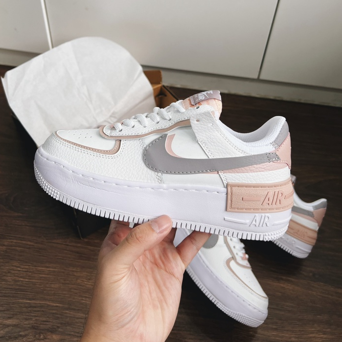 Giày Thể Thao/Giày Sneaker Shadow "Amenthys Ash". Giày sneaker AF1 Shadow Nữ Tính Mẫu Mới Nhất