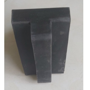 Cục chèn chặn bánh xe cầm tay cao su dốc17× dài 20× cao13cm