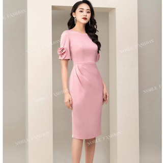 Đầm Công Sở Noble Fashion Thiết kế dáng ôm DL0102