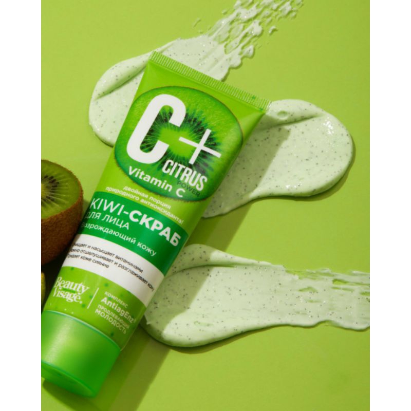 Tẩy da chết da mặt chiết suất Kiwi 75ml, sạch sâu, da láng mịn