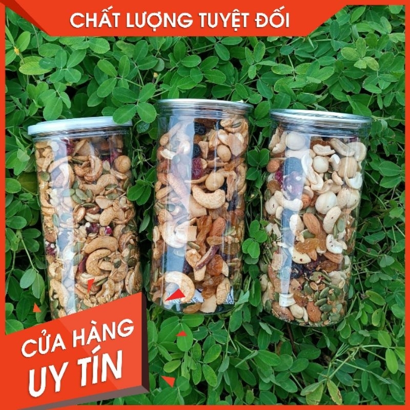 Granola siêu hạt nguyên vị đóng hộp 500gr