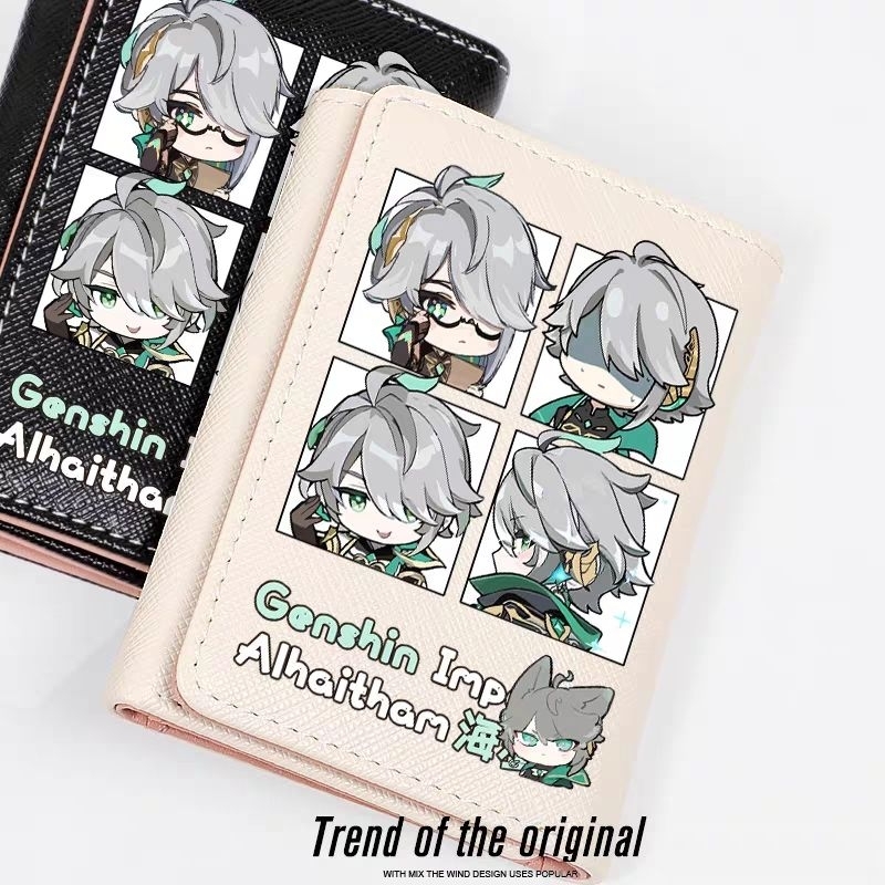 Ví in hình Genshin Impact dễ thương