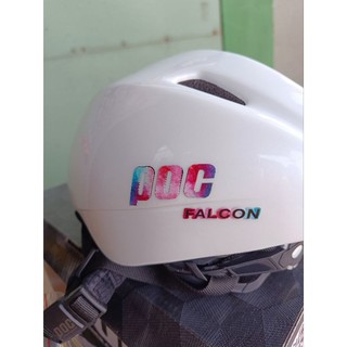 Combo 2 Tem Dán Chữ Poc, Nón Poc Flacon