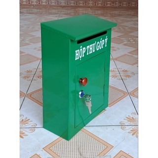 Hộp thư góp ý {màu xanh lá cây}KT(cao32cmx10cmx22cm)
