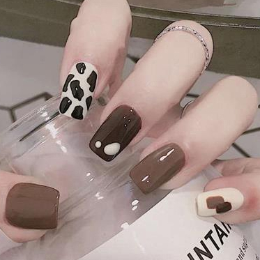 Móng Tay Giả Ngắn Đơn Giản Nailbox Mẫu Mới