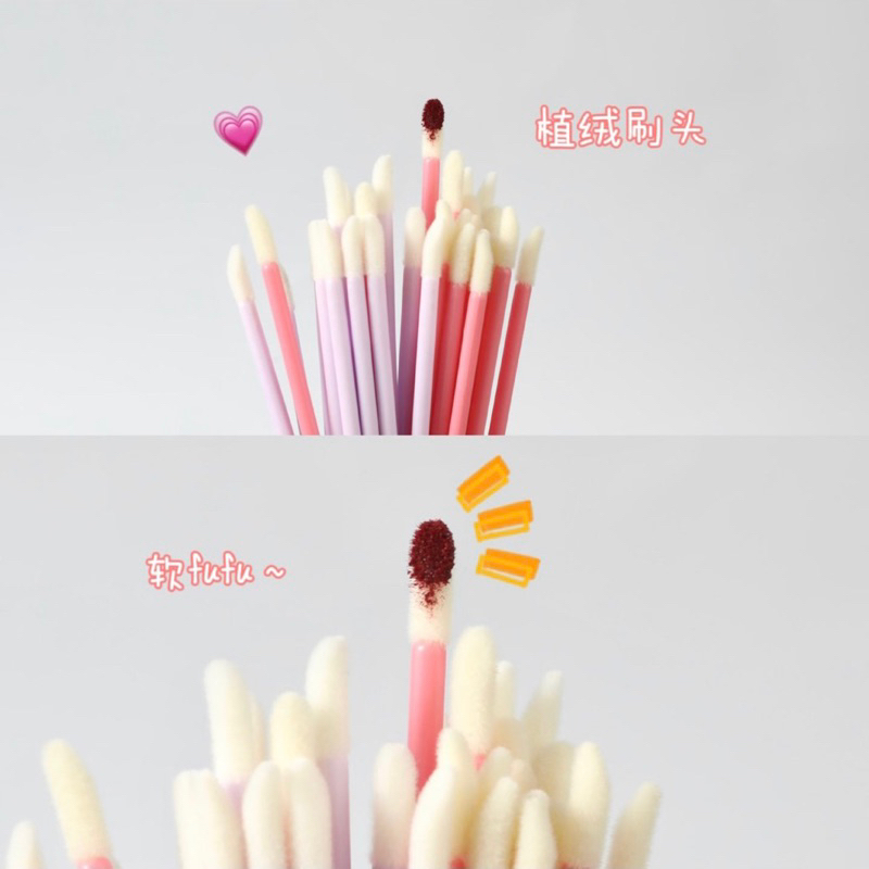 Túi 50 Cọ Tán Son Môi/ 100 Tăm Bông Đầu Mảnh Dùng 1 Lần GECOMO Disposable Lip Brush