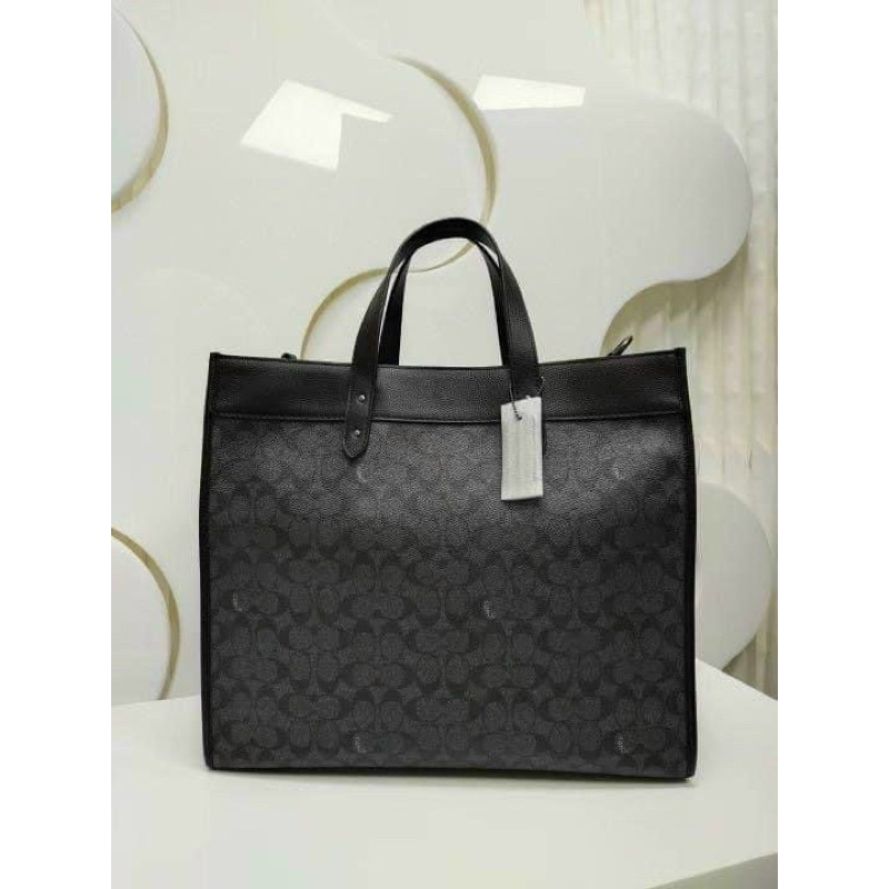 Cặp nam công sở da thật Coach Field Tote