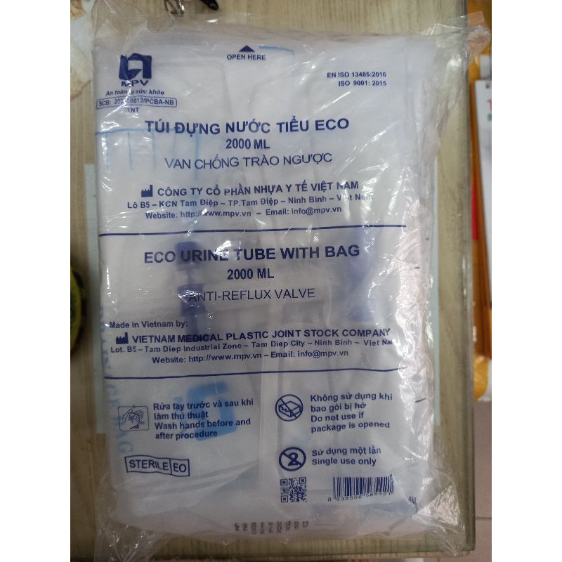 [ Combo 10 túi ] Túi đựng nước tiểu eco 2000ml