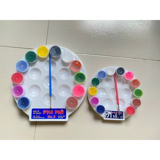Vĩ màu nước 12 màu to nhỏ