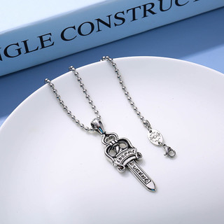 Dây chuyền Chrome Heart Dagger bạc fullbox.