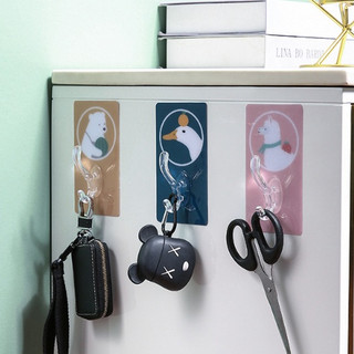 Móc dán tường hình thú kute dễ thương siêu dính treo đồ đa năng