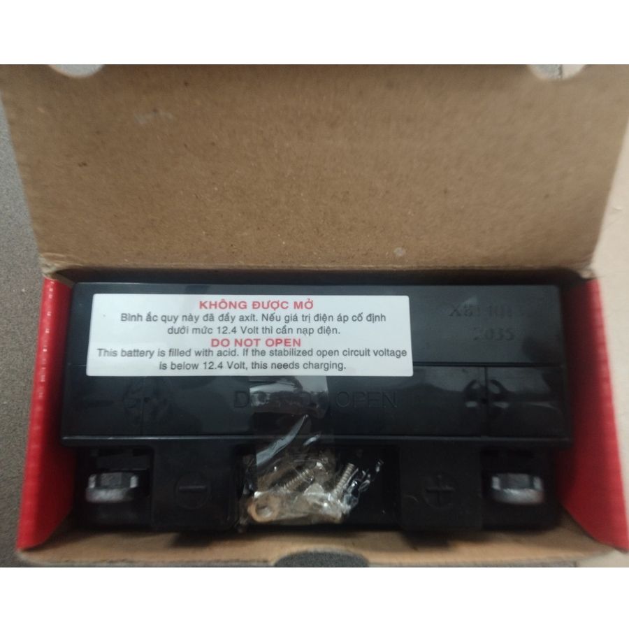 Ắc quy GS GT6A - 12V 6Ah dùng cho xe Wave, Future từ trước năm 2008, Sirius, Jupiter trước năm 2010