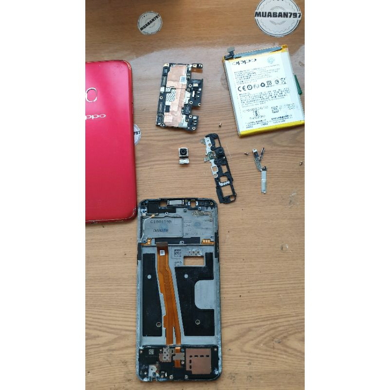 Linh kiện điện thoại OPPO F5 tháo máy hư màn hình