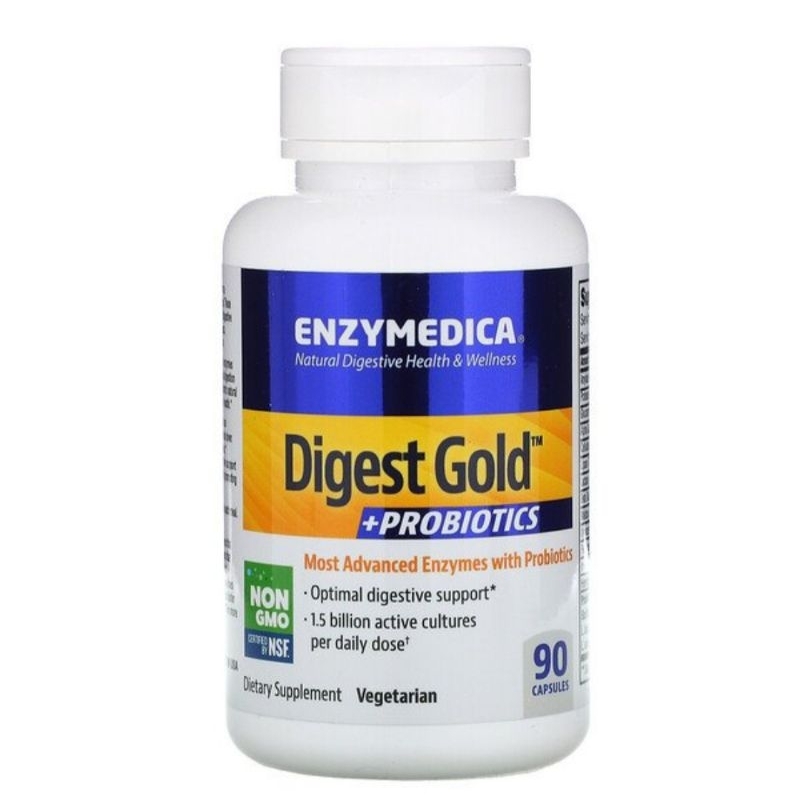 Viên Men Tiêu Hóa Enzyme, ENZYMEDICA Digest Gold ATpro Tăng Hấp Thu Dinh Dưỡng, Cải Thiện Hệ Tiêu Hóa Vegan Kosher