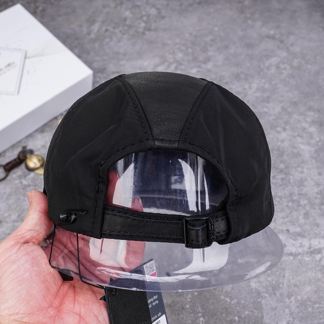 Nón Sơn chính hãng dáng không chóp phối da cao cấp dành cho nam chất liệu gió cao cấp MC163C  - Hùng Nón Hiệu